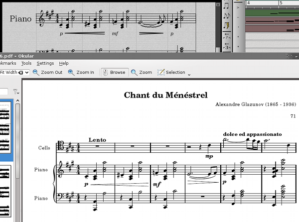 adding drop shadows to lilypond output